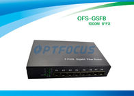 SFP 8G Fiber Optic Switch 8K MAC Addresstable Optical Network Switch Unmanaged