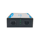 SFP Dual Mode 2 Port Fiber Media Converter 256K 10 / 100 / 1000M , External PS
