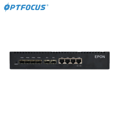 1G/10G 공항 GPON 에폰 OLT 20 킬로미터 전송거리 300mm*440mm*45mm 차원